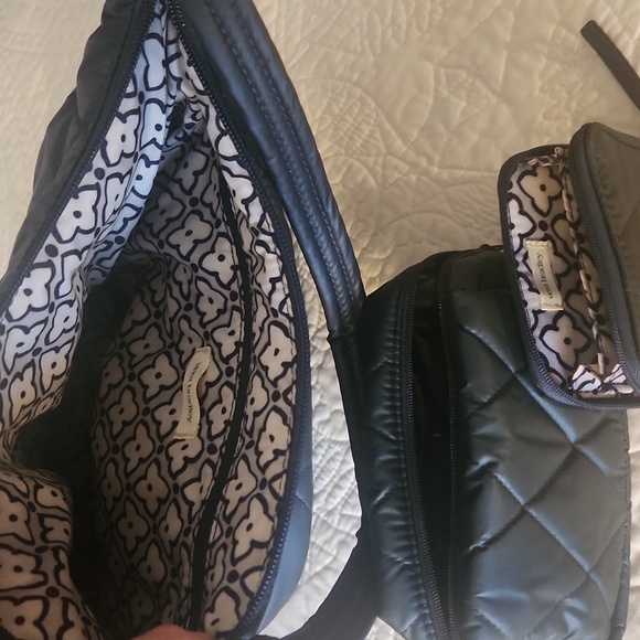 Vera Bradley Purse/wallet/pouch/navy Blue - Picture 2 of 3